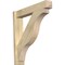 Ekena Millwork Funston Craftsman Rough Sawn Outlooker, Douglas Fir, 6"W x 32"D x 32"H OUT06X32X32FST04RDF - alternate 1